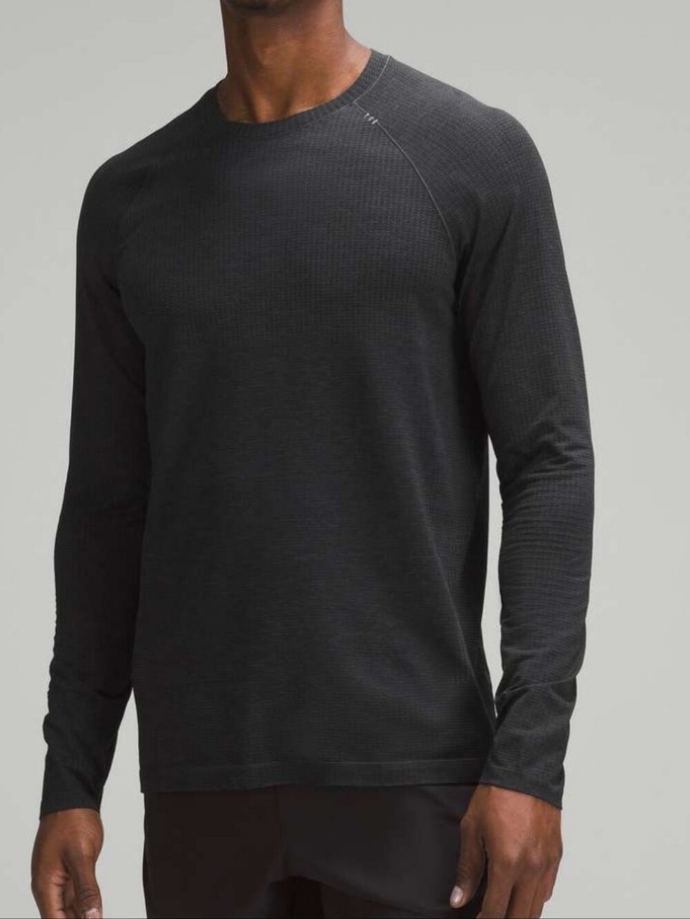 Lululemon Long-Sleeve Metal Vent Tech Shirt — Charcoal Black Size L